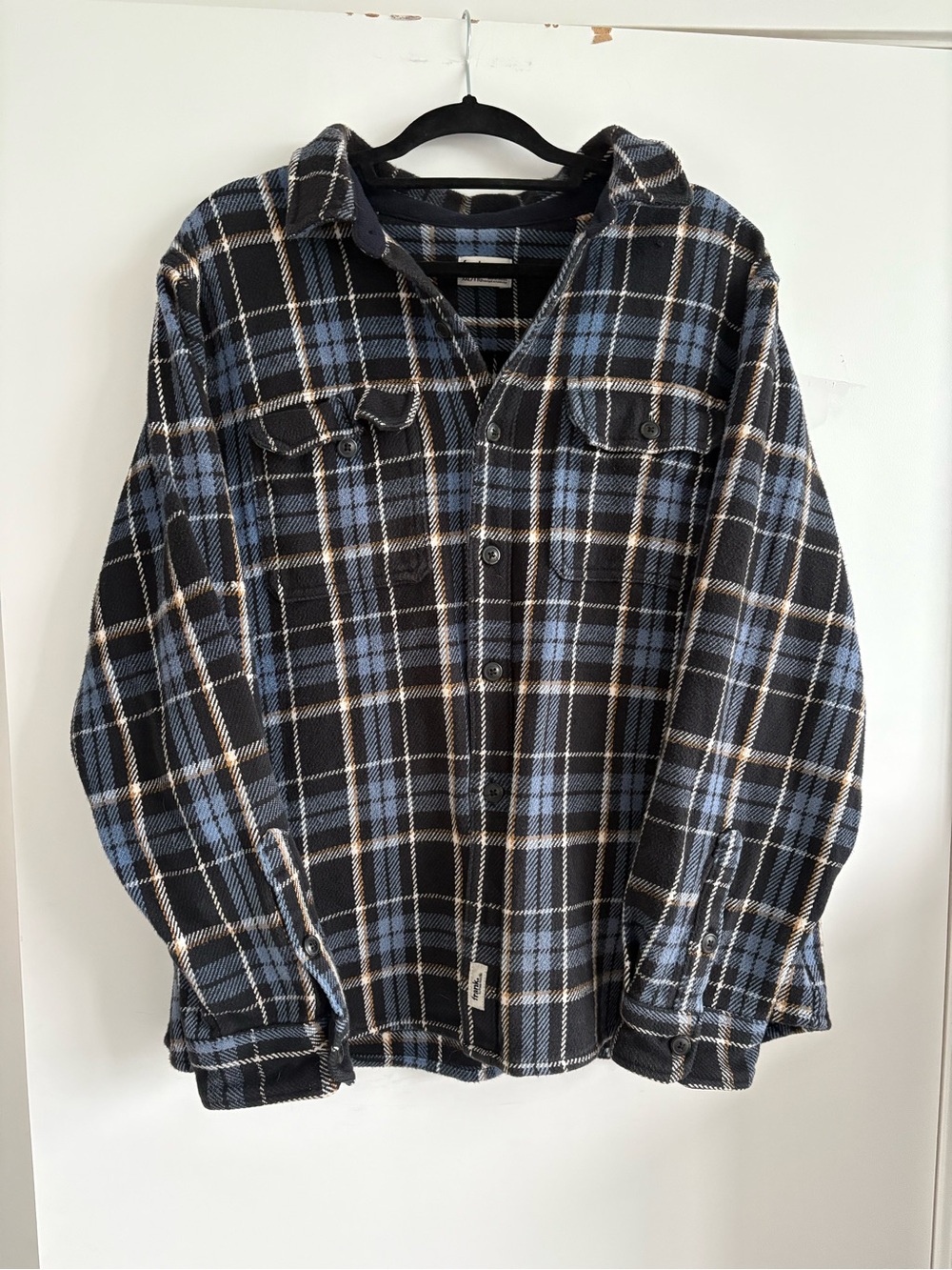 Frank And Oak Plaid Shacket / Heavy Flannel Overshirt – XXL 100% cotton
